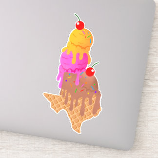 Sticker Icecream Texas
