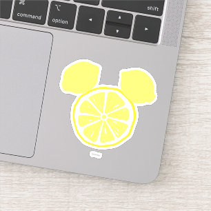 Sticker Icône de citron Mickey Mouse   Nom