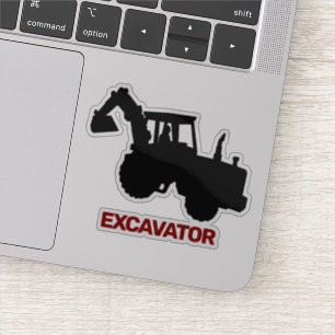 Sticker Icône Excavator