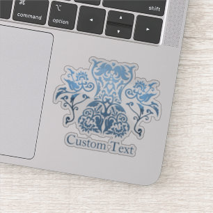 Sticker Icône Floral Corset Damask