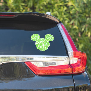 Sticker Icône liquide de Mickey Mouse vert
