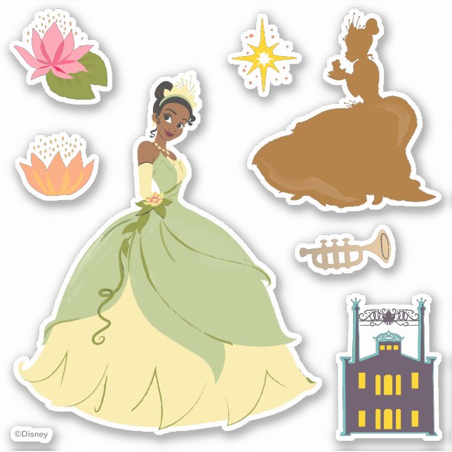 Sticker Icônes Tiana (Devant)