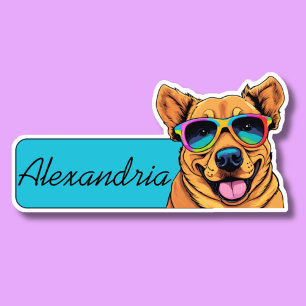 Sticker ID de canine cool