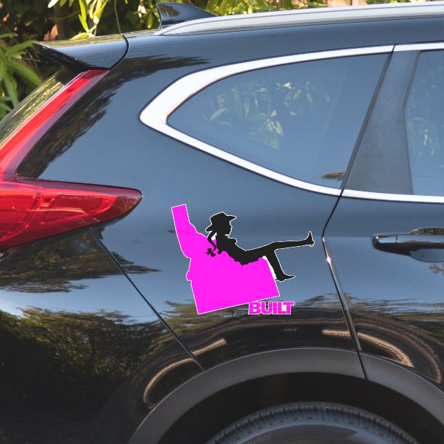 Sticker Idaho Cowgirl Vinyl Decal (Coté voiture)