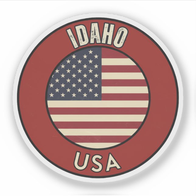 Sticker Idaho United States (Devant)