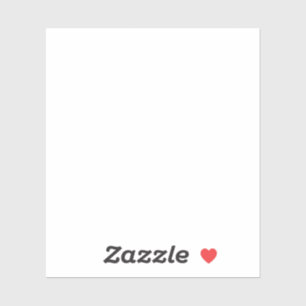 Sticker Idée de cadeau de la Saint-Valentin Blague Art a