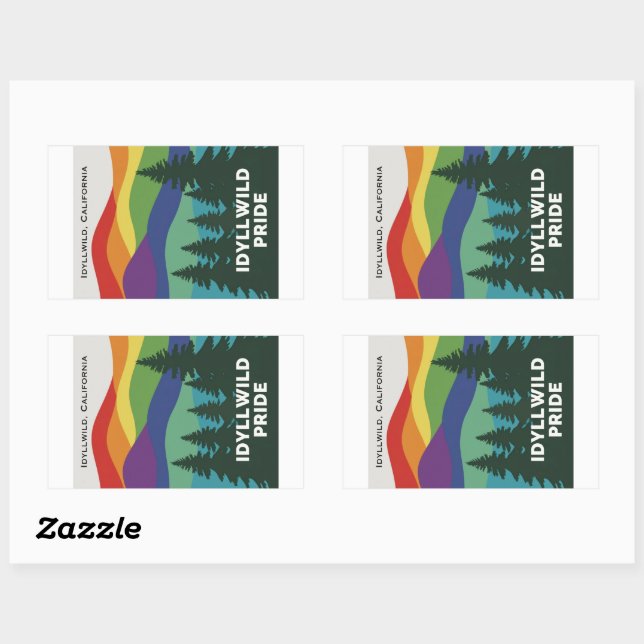 Sticker Idyllwild Pride (Feuille)