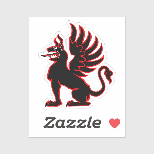 Sticker III./JG 26 Jagdgeschwader 26 Insignes rouges Griff (Feuille)