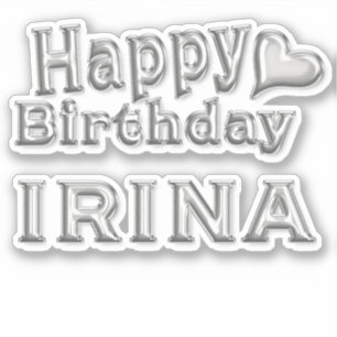Sticker Iina Happy Birthday