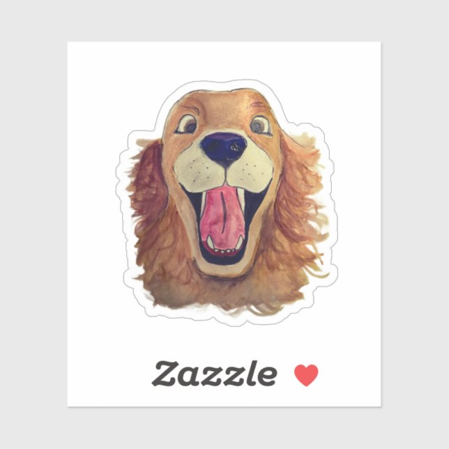 Sticker Il est heureux (Feuille)