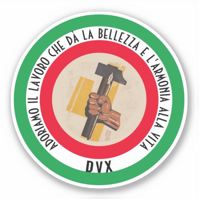 STICKER IL LAVORO (Devant)