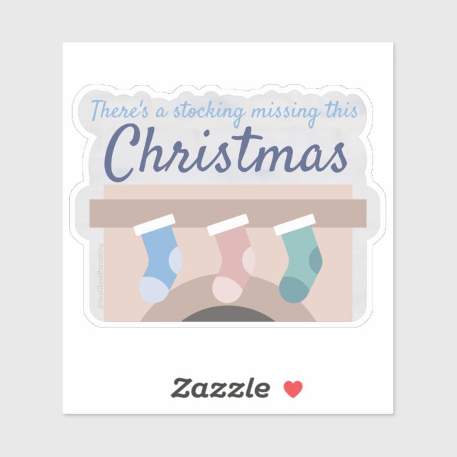 Sticker Il manque un stock pour Noël (Feuille)