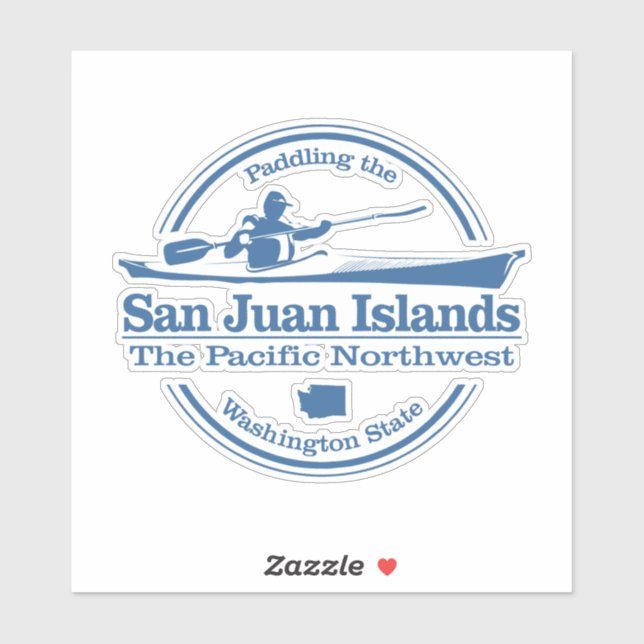 Sticker Îles San Juan (SK) (Feuille)