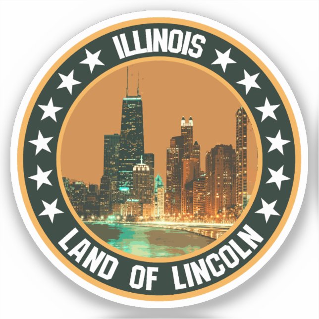 Sticker Illinois (Recto)