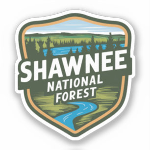 Sticker Illinois de la Forêt nationale de Shawnee
