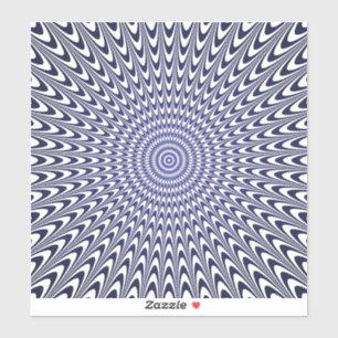 Sticker illusion d'optique réaliste