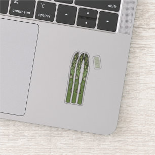 Sticker Illustration d'Asparagus