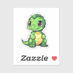 Sticker Illustration de dinosaure de dessin