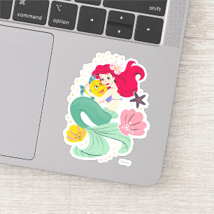Sticker Illustration de la princesse Ariel