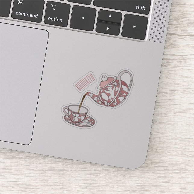 Sticker Illustration de la série Teacup (Détail)