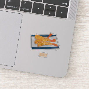 Sticker Illustration de la tempura crevette