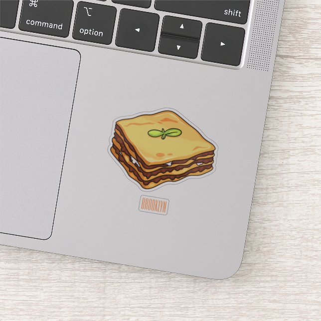 Sticker Illustration de Lasagna (Détail)