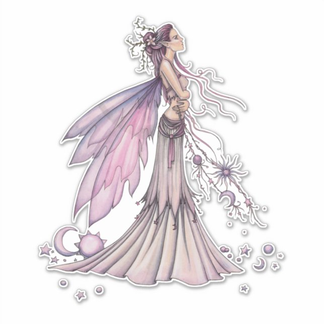 Sticker Illustration de l'Imaginaire Fairy Ziarre (Devant)