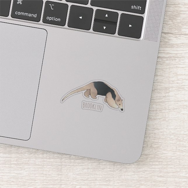 Sticker Illustration de Tamandua (Détail)