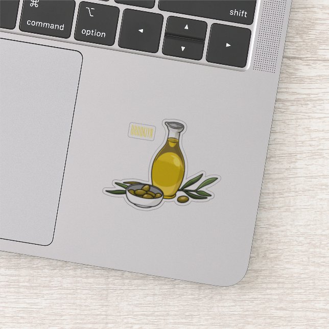 Sticker Illustration d'huile d'olive (Détail)