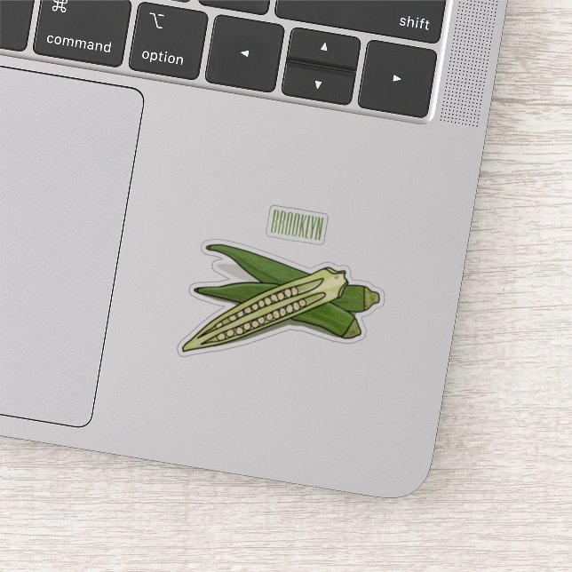 Sticker Illustration d'Okra (Détail)