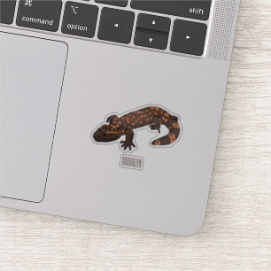 Sticker Illustration du monstre Gila