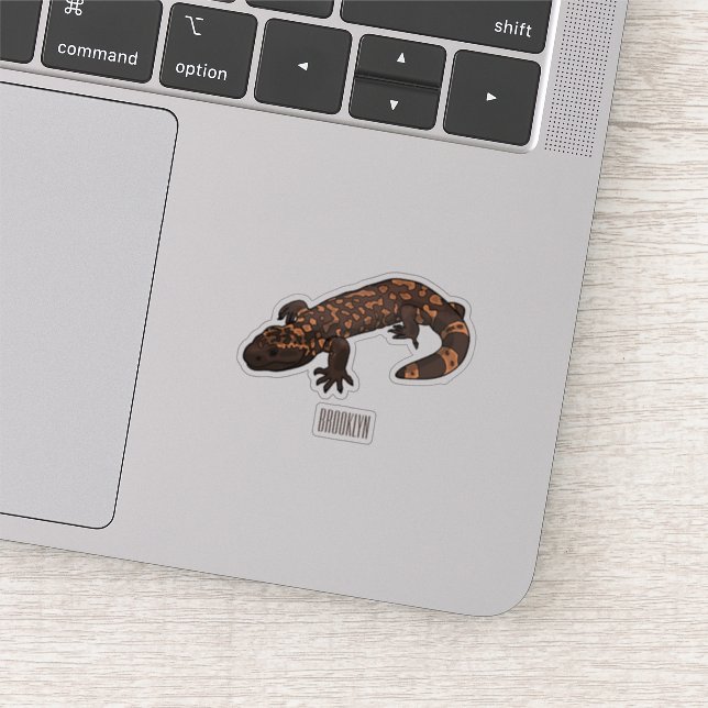Sticker Illustration du monstre Gila (Détail)