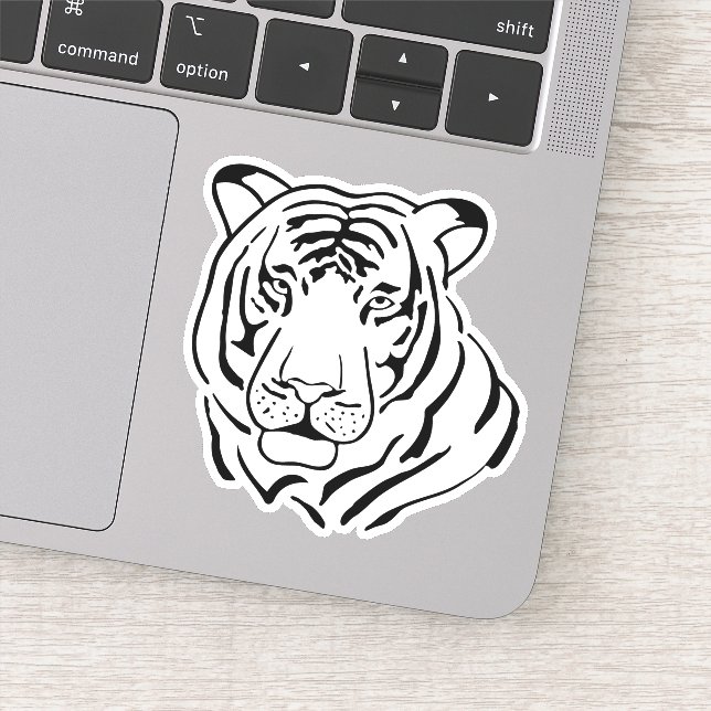 Sticker Illustration du tigre (Détail)