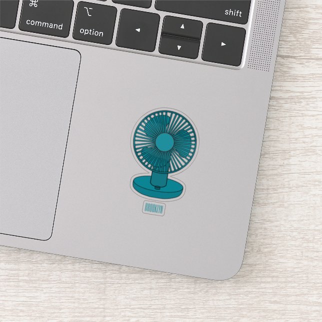 Sticker Illustration du ventilateur (Détail)