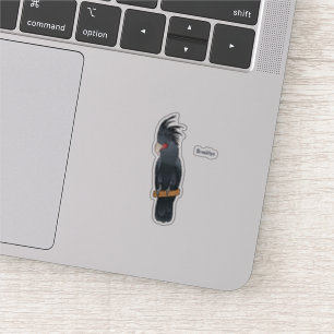 Sticker Illustration d'un oiseau de cobaye de palme