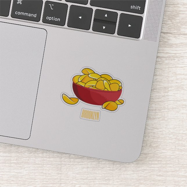 Sticker Illustration d'une puce de pomme de terre (Détail)