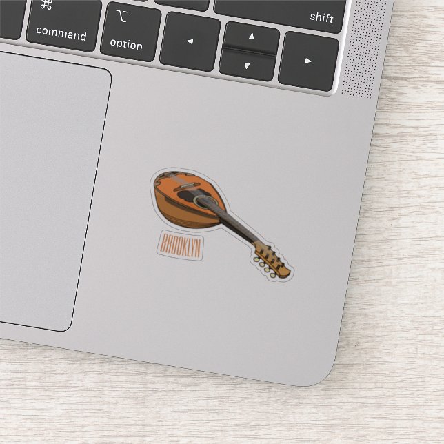 Sticker Illustration en mandoline (Détail)