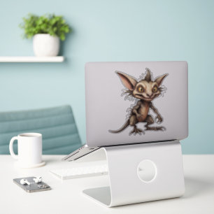 Sticker Illustration hybride de Chupacabra Gremlin