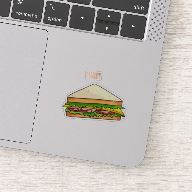 Sticker Illustration Sandwich (Détail)