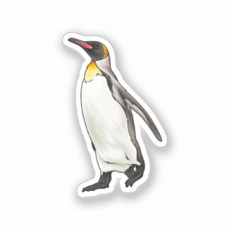 Sticker Illustration vectorielle de pingouin