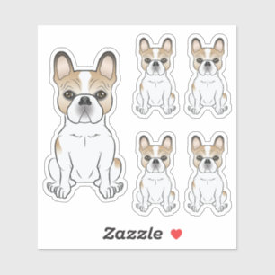 Sticker Illustrations de chien de dessin animé Bouledogue