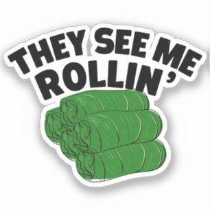 Sticker Ils Me Voient Rollin Arab Mediterranean Food