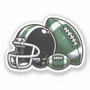 Sticker Image du casque de balle de football