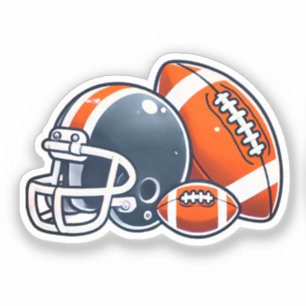 Sticker Image du casque de balle de football