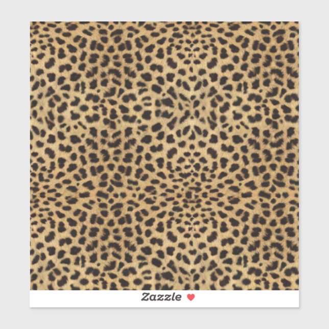Sticker Impression Cheetah (Feuille)