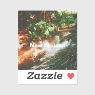 Sticker Impression de voyage en Nouvelle-Zélande