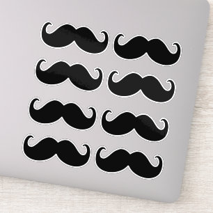Sticker Imprimantes ensemble de moustache