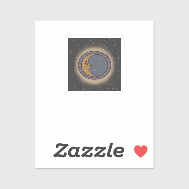 Sticker Imprimer Whimsigoth Moon (Feuille)