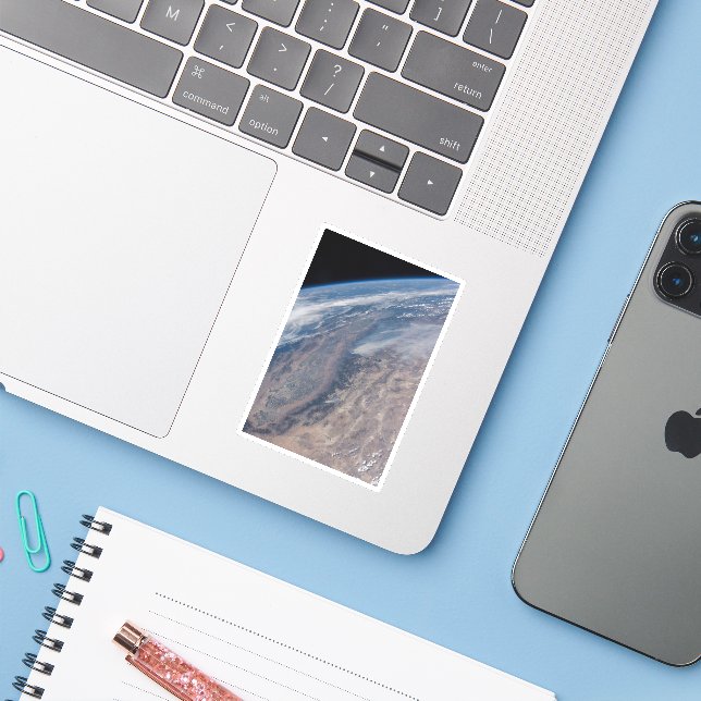 Sticker Incendie Dans Le Parc National De Yosemite Et La F (Ordinateur portable avec iPhone)