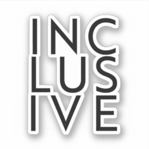 Sticker Inclusif aux trans